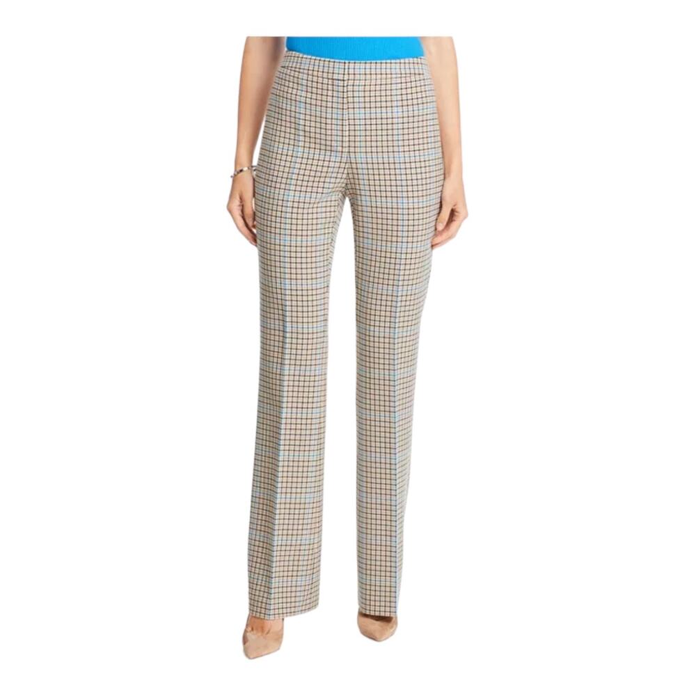 BOSS Hugo Boss Pants Tuleah high rise checked trousers size 14